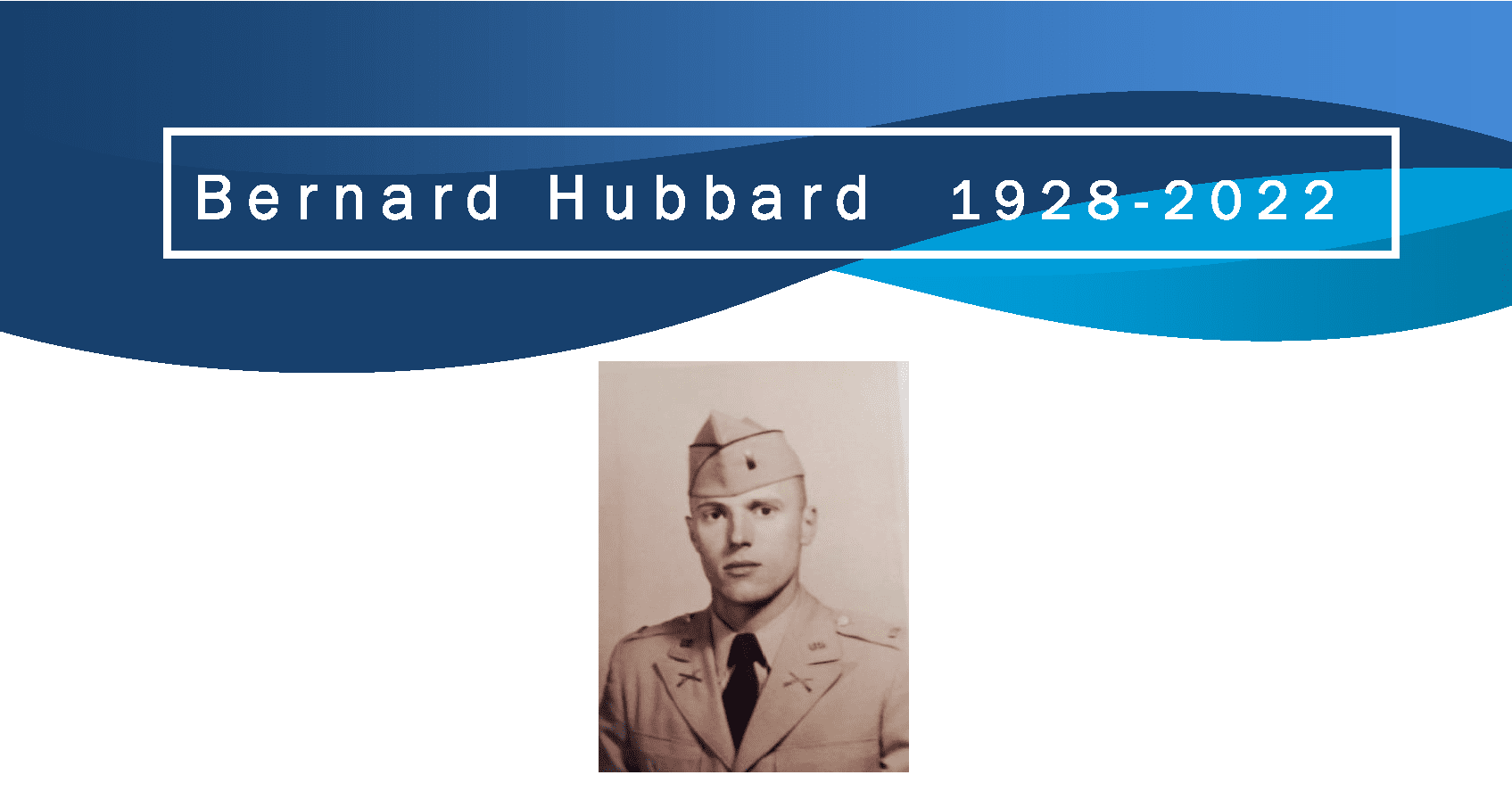 Bernard G Hubbard top banner isolated